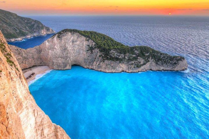 Excursion au coucher du soleil à Zakynthos