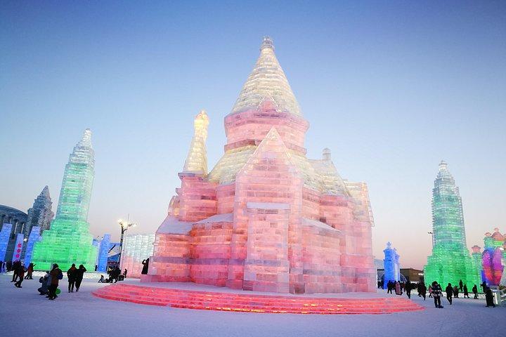 宿泊付きのハルビン氷祭りへの5日間4泊プライベートツアー