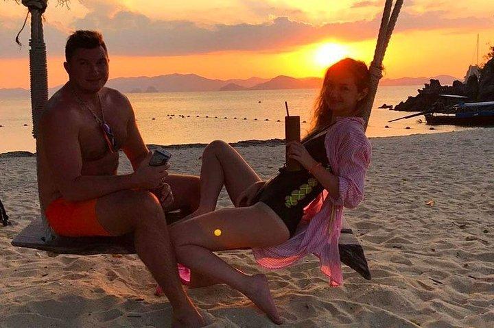 Tour privado de luna de miel romántica al atardecer para 2 personas desde Krabi