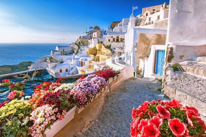 Transporte de ida e volta em Santorini para oia