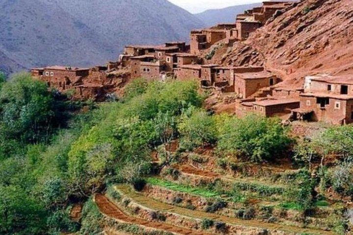 day trip to atlas mountains ourika valley & waterfall