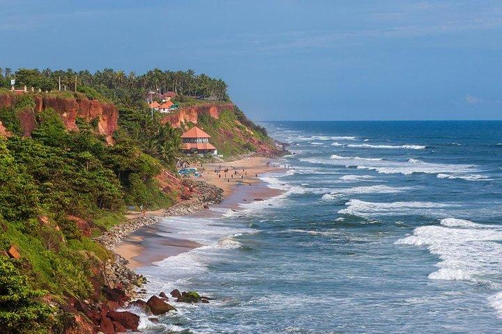 Varkala beach day trip from Trivandrum/Kovalam