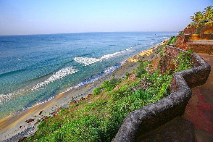 Varkala beach day trip from Trivandrum/Kovalam