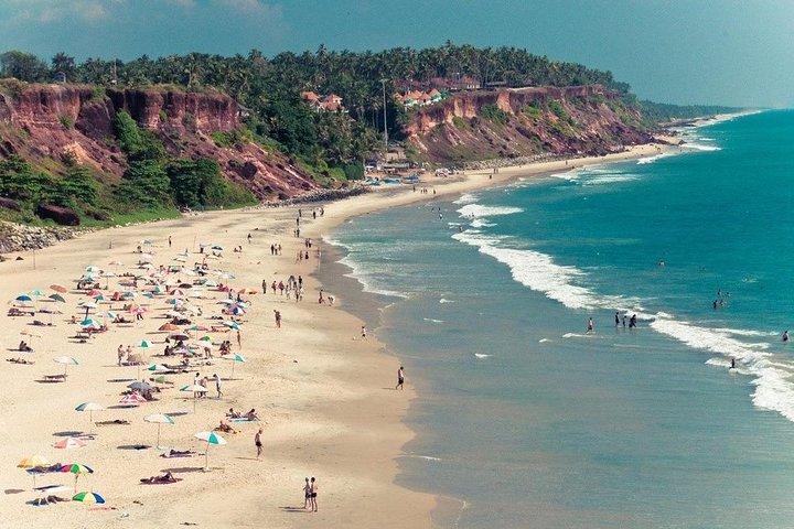 Varkala beach day trip from Trivandrum/Kovalam