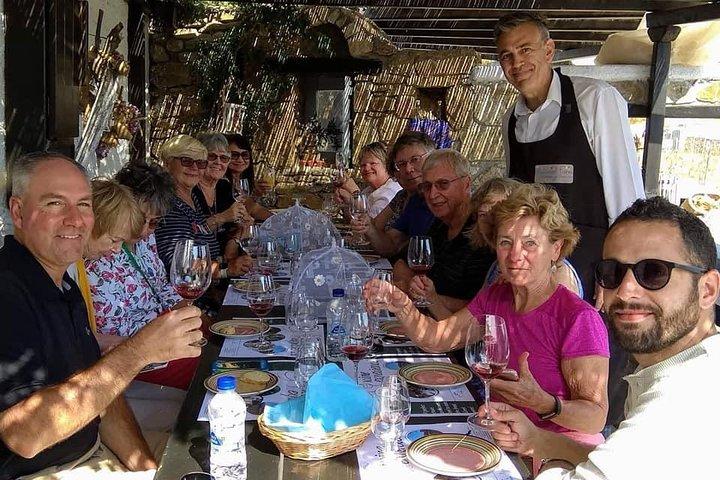 Vinprovningstur på en traditionell gård i Mykonos