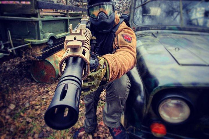 Motor Paintball Off-Road kall krig stil
