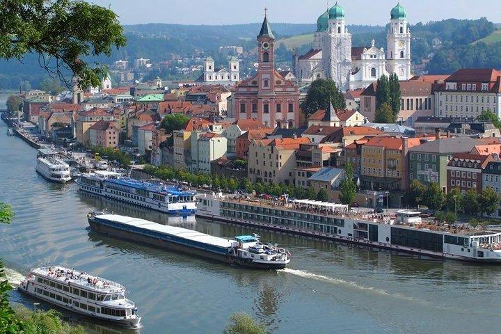 Transferência privada: Munique para Cruise Port Passau com carro de negócios