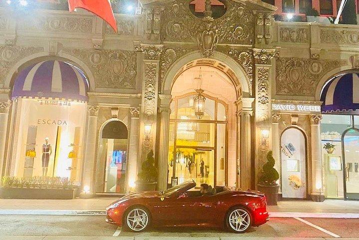 1 - フェラーリでハリウッドからビバリーヒルズまで1時間のドライブツアー