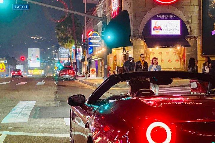 20 - Minuten Tour : Hollywood Blvd naar Sunset Blvd in een Ferrari