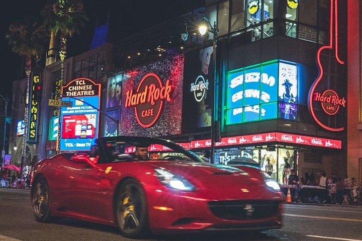 20 - Minuten Tour : Hollywood Blvd zum Sonnenuntergang Blvd in einem Ferrari