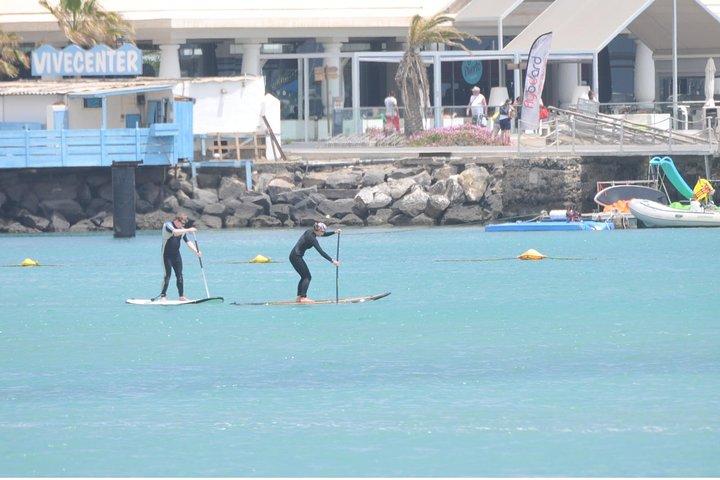 Stand Up Paddle-cursus van 1,5 uur voor beginners in Caleta de Fuste