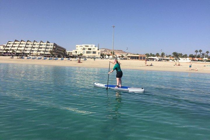 Stand Up Paddle-cursus van 1,5 uur voor beginners in Caleta de Fuste
