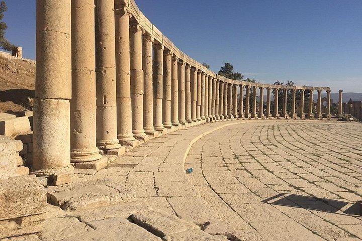 From Amman: Jerash, Umm Qais & Jesus’ Cave Tour
