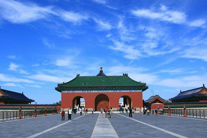Tour privato di mezza giornata del Tempio del cielo e del mercato di Hong Qiao