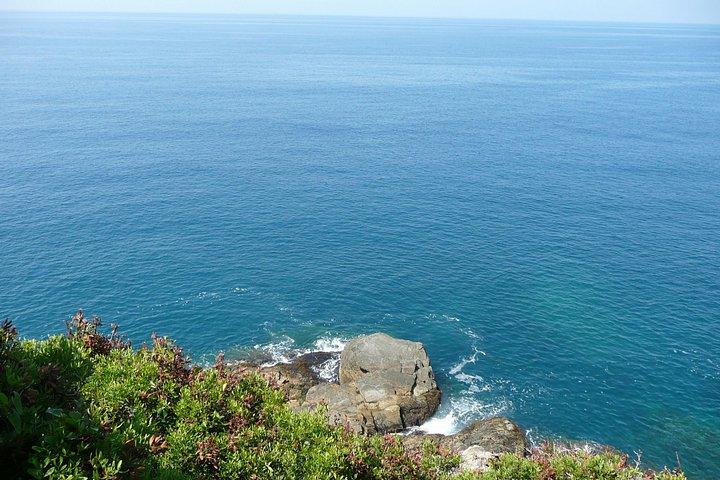 プライベートチンクエ・テッレ日帰り旅行と2つの町を結ぶフェリー