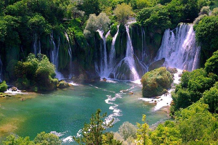 Sarajevo til Dubrovnik dagstur via Mostar-Blagaj-Pocitelj og Kravice vandfald