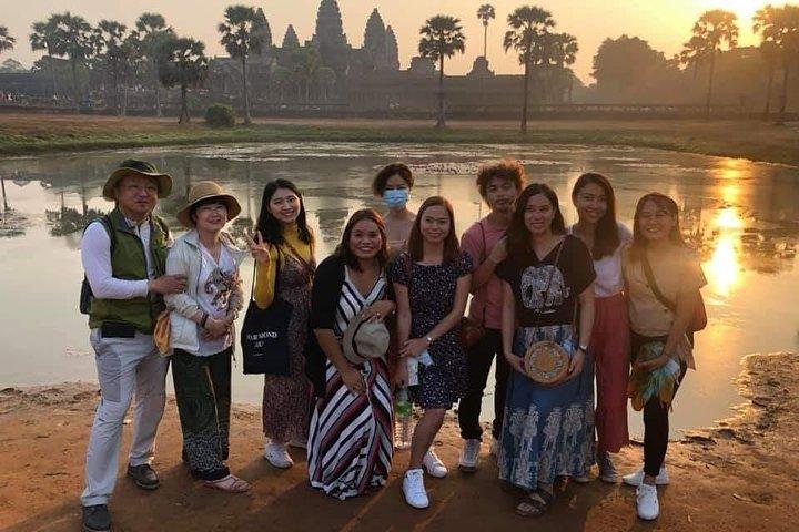アンコールトゥクトゥクツアー：アンコールワット、バイヨン、タ・プローム寺院