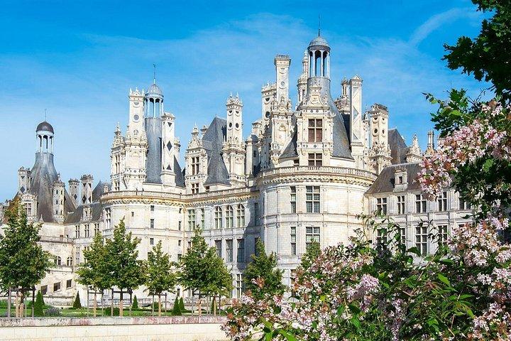 パリからの 3 つの城を巡るロワール渓谷プライベート ガイド付き日帰り旅行
