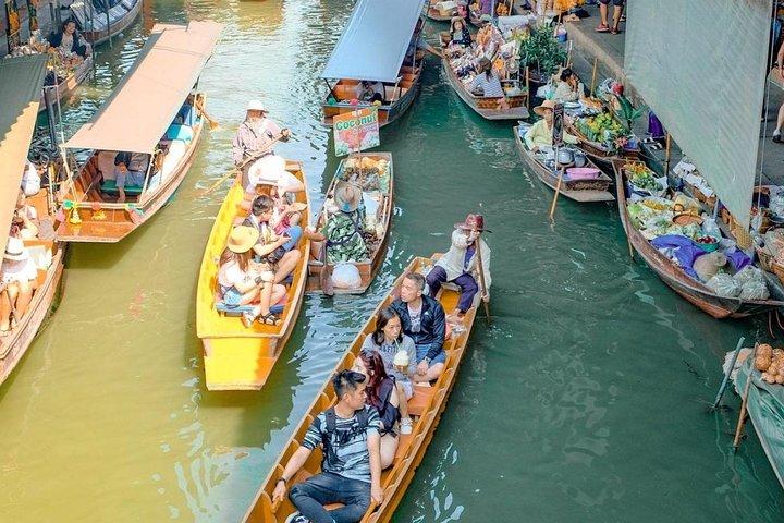 Maeklong Railway & Floating Market Tour (Privat & All-Inclusive)