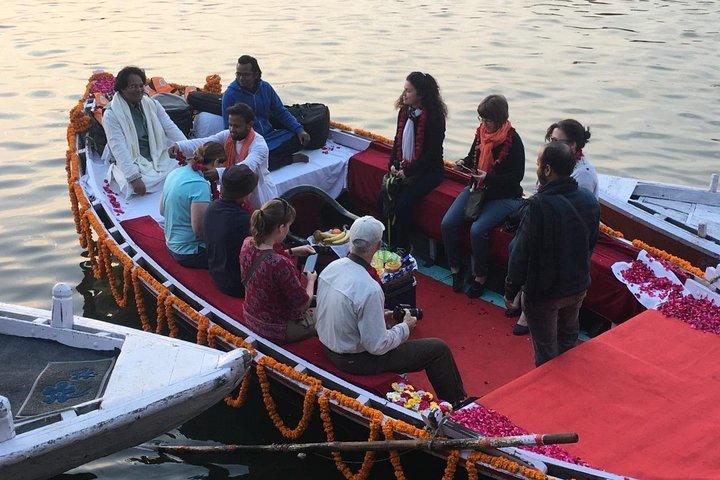 Varanasi Promenade en bateau le matin avec petit-déjeuner local
