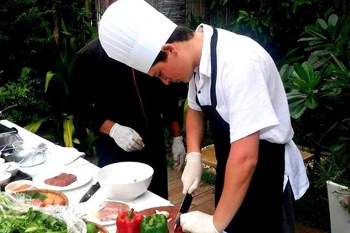 Chreav Village Local Farmでのクメール料理教室