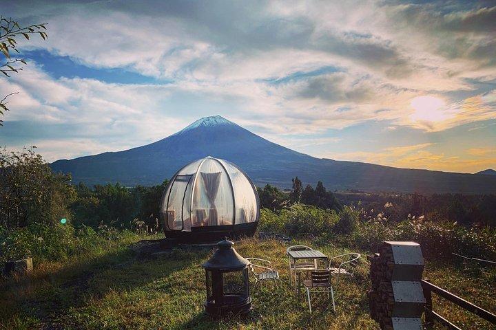 A trip to enjoy subsoil water and nature behind Mt. Fuji