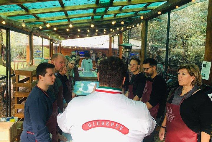 Massas e Pizza Master Class e degustação Tiramisu