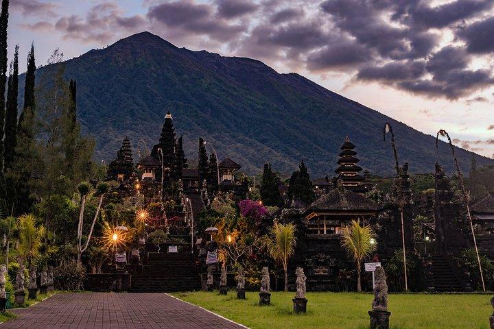 Tukad Cepung Waterfall-Penglipuran Village-BESAKIH 'Bali Mother Temple'