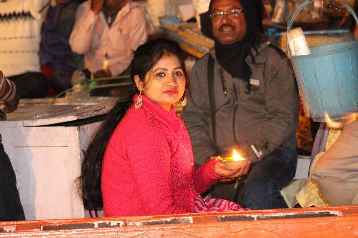 Evening Arti Ceremony - The light performance on the Bank of Ganges in Varanasi