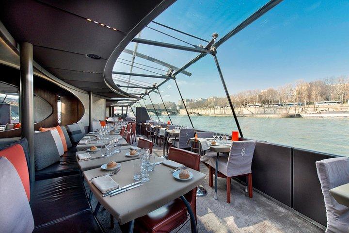 Lyx Paris dagstur från London med Seine River Lunch Cruise