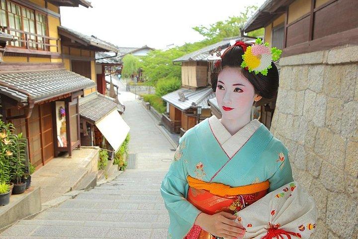 Kyoto Kiyomizudera-Tempel: Maiko- und Samurai-Paarplan