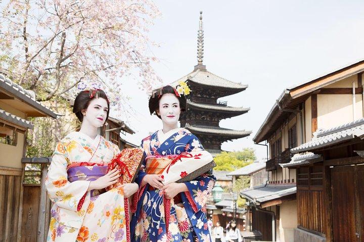 Tempio Kiyomizudera di Kyoto: piano di passeggiata Maiko