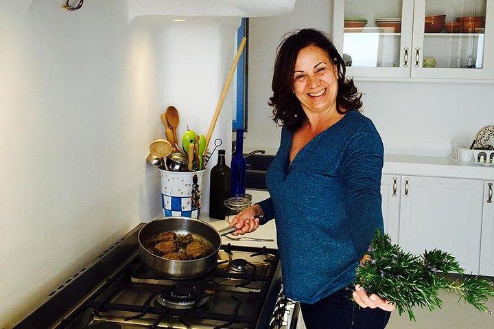 Mykonos Market Tour & Brunch matlagningskurs med en lokal, Angelina