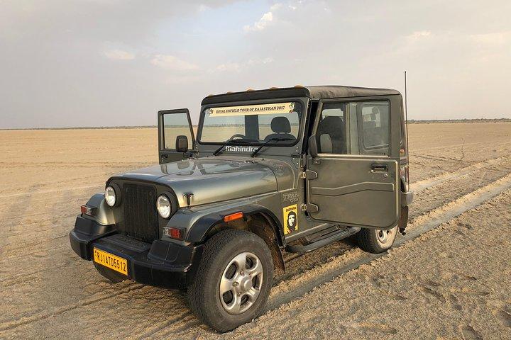 Privat: Sambhar Salt Lake & Off Road Tour ab Jaipur inklusive Mittagessen