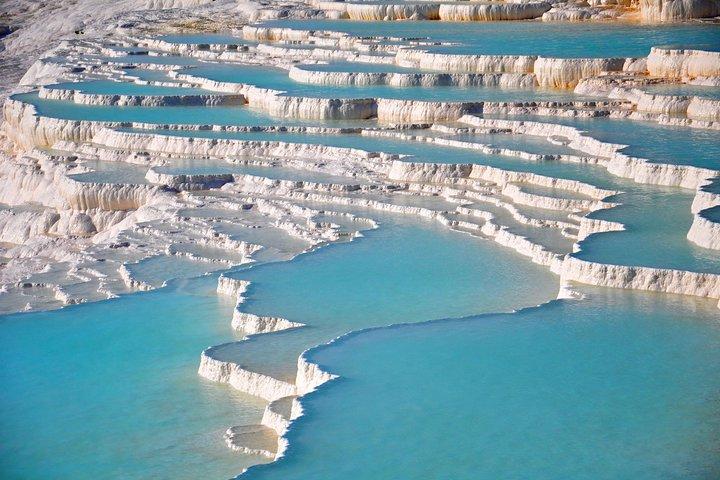 Excursion d'une journée en petit groupe à Pamukkale au départ de Selcuk ou de Kusadası
