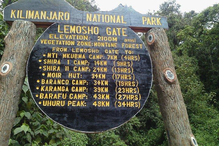 Lemosho-rutten anses vara den mest natursköna leden på Kilimanjaro, vilket ger...