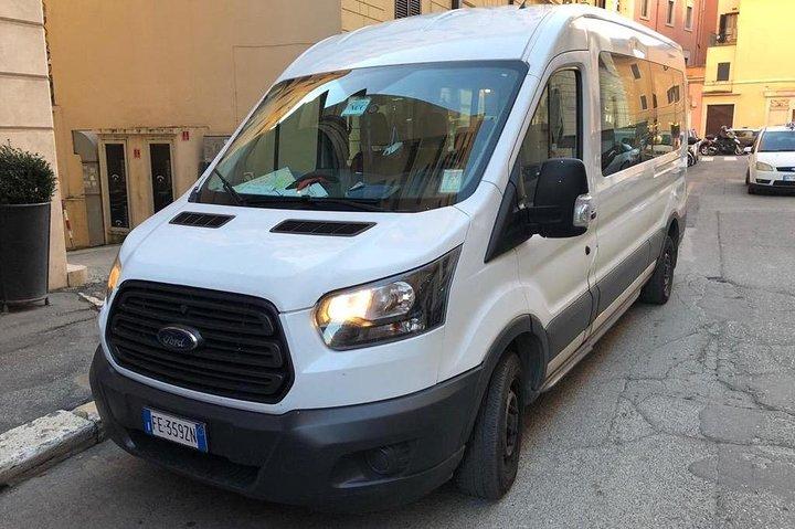 Traslado de ida y vuelta a los hoteles de la ciudad de Roma al aeropuerto de Fiumicino