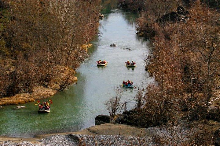 Rafting i Aliakmonas, tæt på Meteora