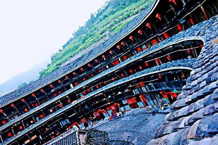 Excursão de escala privada a Tianluokeng Tulou do aeroporto de Xiamen ou porto de cruzeiros