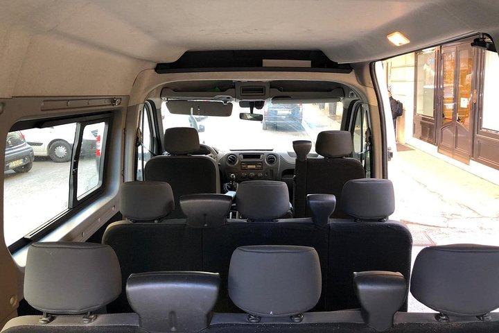Traslado de ida y vuelta a los hoteles de la ciudad de Roma al aeropuerto de Fiumicino