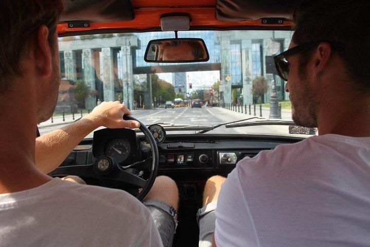 Excursion rétro Fiat en voiture à Varsovie