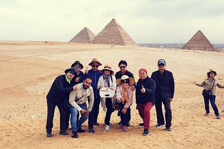 Privé dagtocht naar de grote piramides van Gizeh en het Egyptisch museum