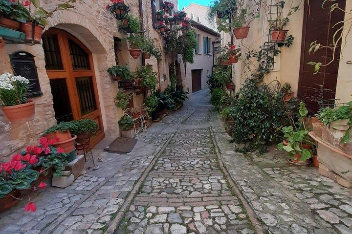 Assisi och Spello hel dag Privat Vandringstur