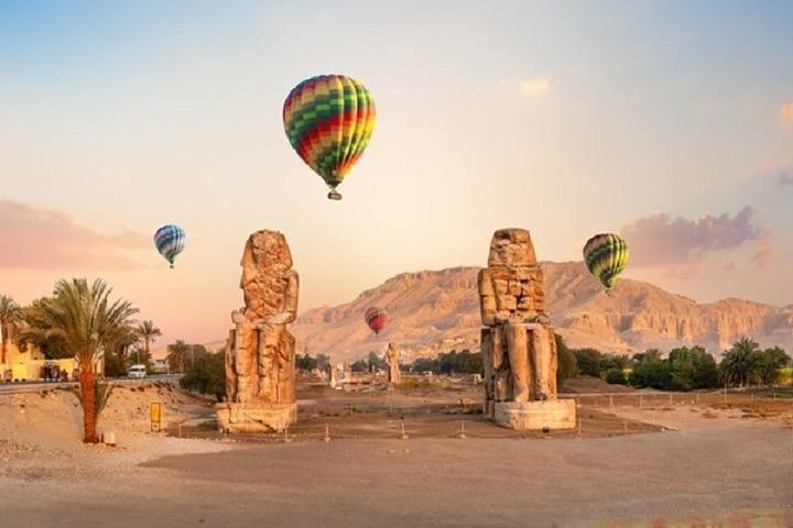 Sunrise VIP luftballongfärd i Luxor