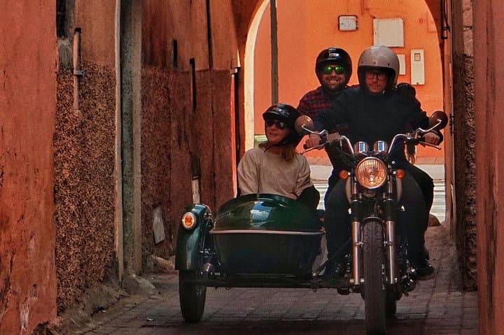 3h Private Sidecar Ride / Secrets of Marrakech