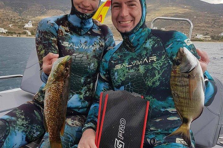Viaggio privato di pesca subacquea da Atene