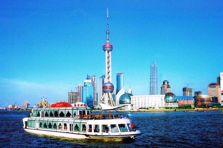 Recorrido privado de un día por la ciudad de Shanghai con crucero por el río Huangpu