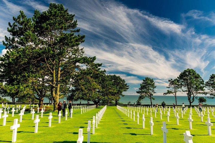 Excursion d'une journée complète sur les plages du Débarquement américain au départ de Bayeux