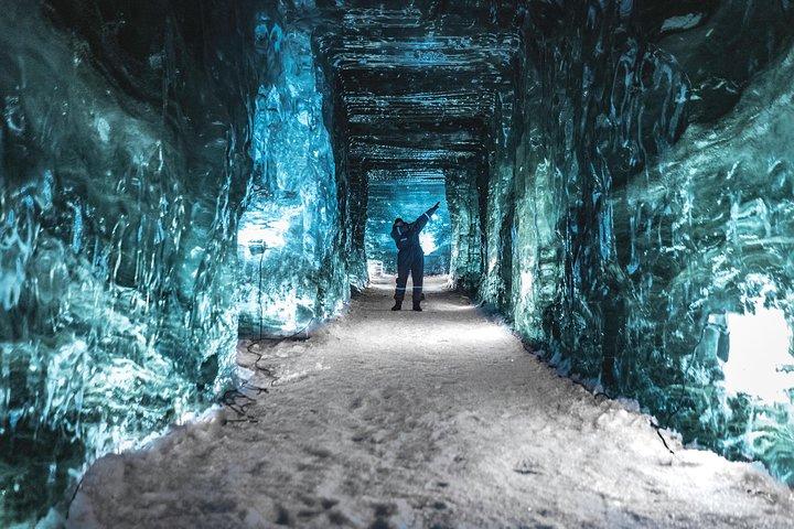 Gullfoss : Cueva de hielo del glaciar Langjokull y visita guiada en motonieve