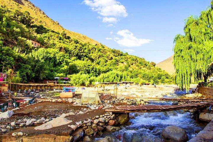 Marrakech : shared trip to ourika valley with guide & lunch